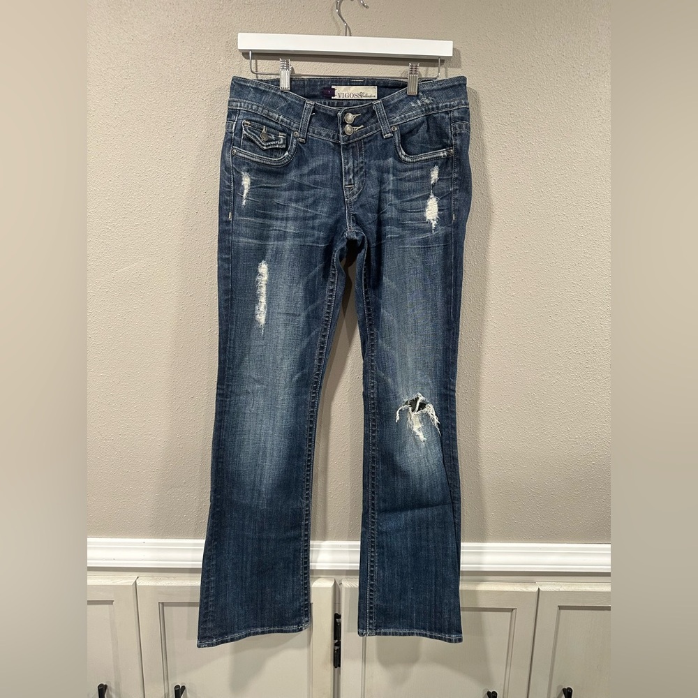 Vigoss Bootcut Rhinestone Jeans - Picture 5 of 10
